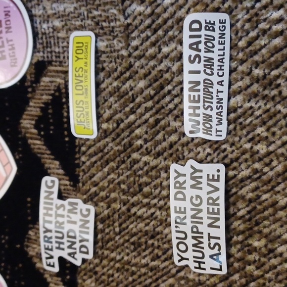 $4 Add-on New Colorful "Rude" Stickers - Set Of 30 - Picture 9 of 9